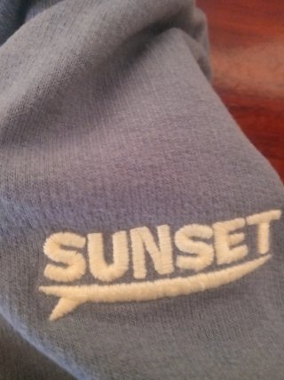 Sudadera verde Sunset talla 5 años