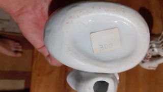 Pareja jarrones porcelana cisne buen estado.ver