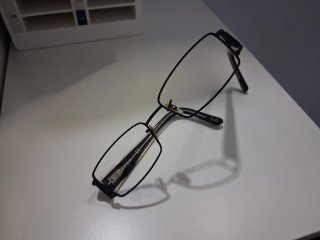 Montura Gafas Graduado Ray-Ban Negra y Plateada
