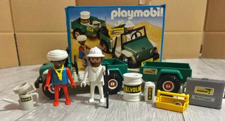 Playmobil 3532 Expedition con jeep verde