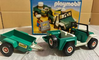 Playmobil 3532 Expedition con jeep verde