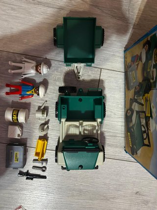 Playmobil 3532 Expedition con jeep verde