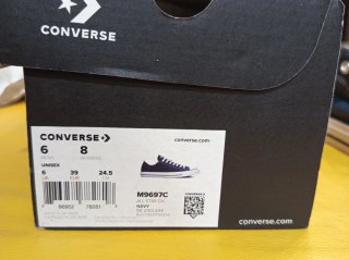 Converse Azul y Blanco Talla 38