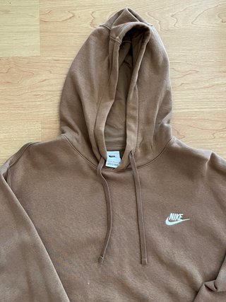 Felpa Nike con cappuccio marrone