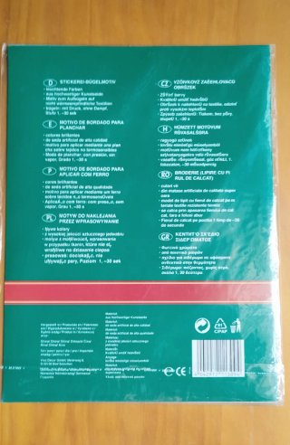 Set motivos bordados termoadhesivos
