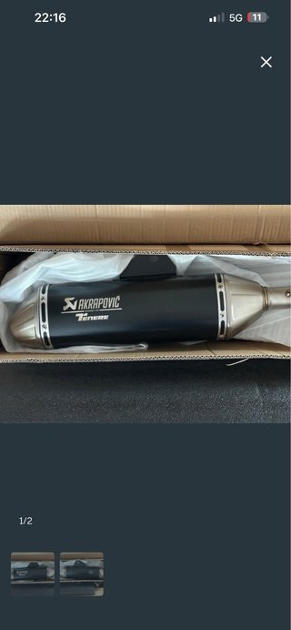 Escape Akrapovič para Yamaha Ténéré 700