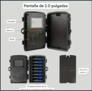 2 Cámaras Caza Fototrampeo