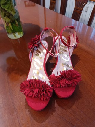 Sandalias Cuplé Rojas