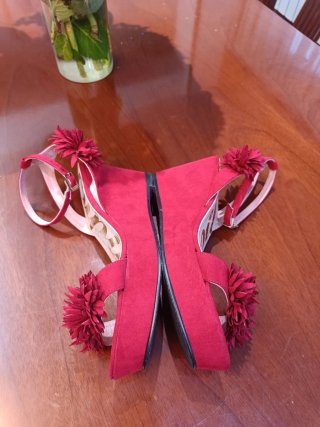Sandalias Cuplé Rojas