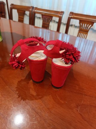 Sandalias Cuplé Rojas