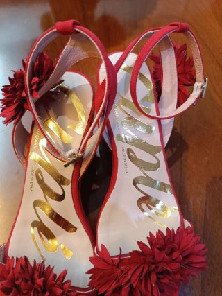 Sandalias Cuplé Rojas