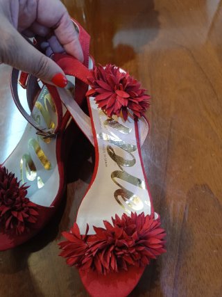 Sandalias Cuplé Rojas