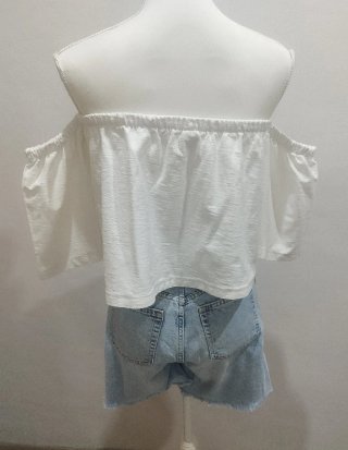 Top "off-the-shoulder". Trend Collection H&M.