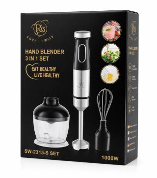 Batidora Royal Swiss 3 en 1 1000W