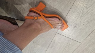 Sandalias Vienty Naranja Talla 38