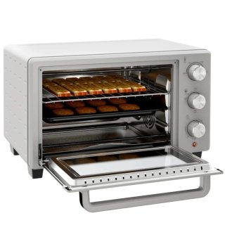 Mini horno eléctrico blanco