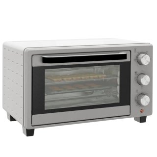 Mini horno eléctrico blanco