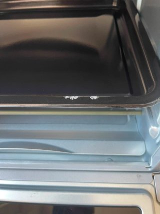 Mini horno eléctrico blanco