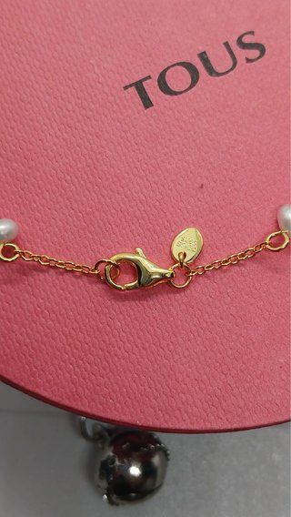 Pulsera Tous Oro Perlas Corazón Estrella Cruz