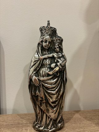 Virgen del Pilar plateada