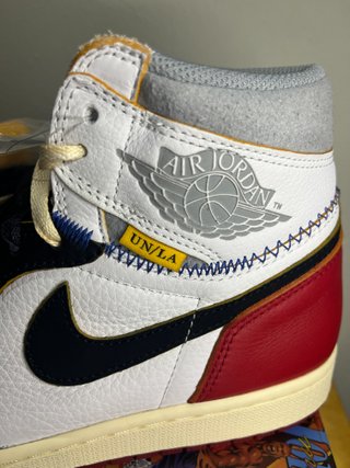 Air Jordan 1 High x Union L.A. Black Toe 43