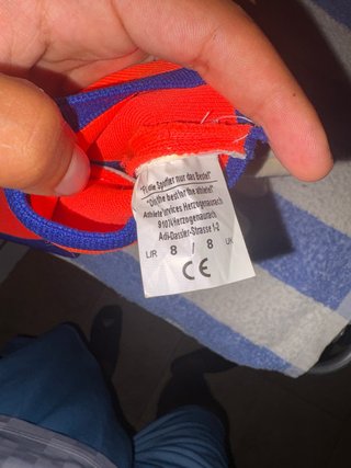 Guantes Portero Adidas Predator Azul Naranja