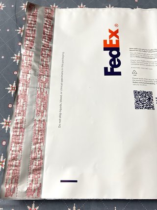 Set 10 Buste FedEx Extra Large Riutilizzabili