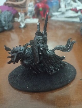 Eroe Chaos su cavalcatura metallo Warhammer