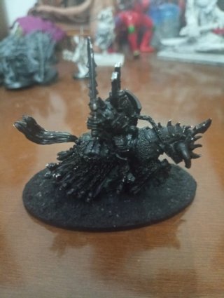 Eroe Chaos su cavalcatura metallo Warhammer