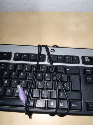 Teclado PC HP Retro