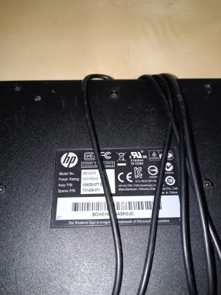 Teclado PC HP Retro