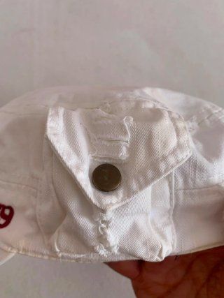 Gorra Militar Von Dutch Blanca Vintage Militar