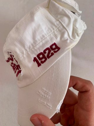 Gorra Militar Von Dutch Blanca Vintage Militar