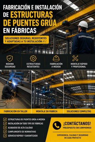 Estructuras para Puente Grúa