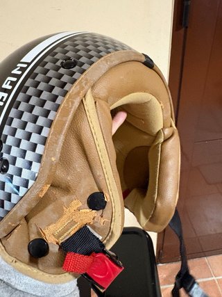 Casco Moto Negro talla S