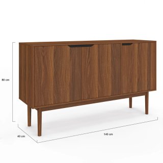 Aparador vintage 140cm 3 puertas