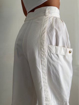 Raro pantalone bianco Versace d'archivio
