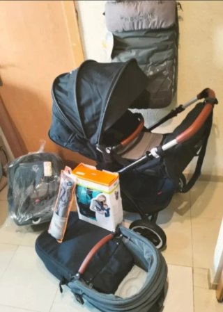 Carrito Bebé Todoterreno Jane Crosslight 3 Piezas
