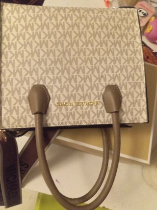 Bolso Beige y Marrón