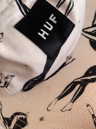 Gorra HUF 5 Panel Estampado All Over