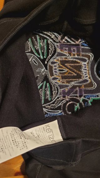 Sudadera Kenzo Tigre Talla XS Negra Multicolor