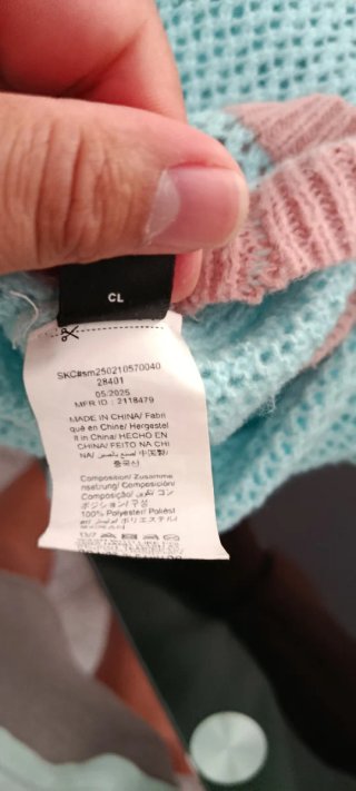 Camiseta XL Turquesa y Rosa Nueva
