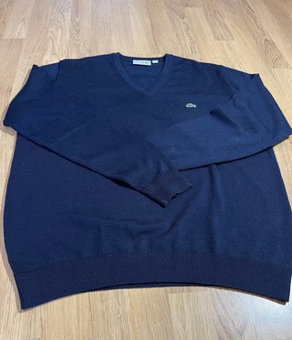 Jersey Lacoste Azul V-Neck