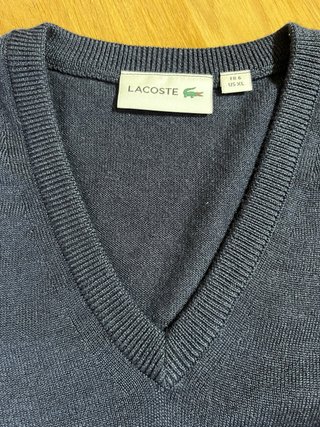 Jersey Lacoste Azul V-Neck