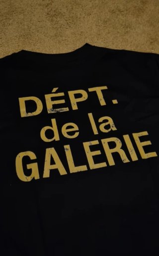 Camiseta Gallery Dept. Talla M Negra
