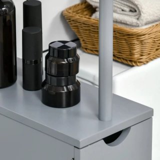 Mueble alto de plástico gris