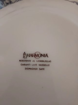 Vajilla Harmonia porcelana azul y blanco