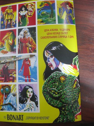 ALBUM CROMOS RARISIMO MONSTRUOS.LEER DESCRIPCION