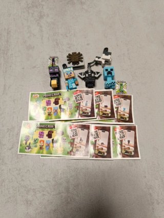 Lote Minecraft Figuras y Cromos