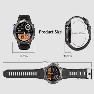 Smartwatch GPS Negro/Plateado
